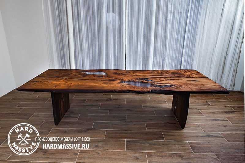 Эксклюзивные столы из дерева: уникальность и чарующая красота