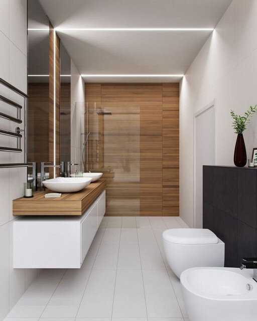 Как преобразить свою ванную комнату с помощью элементов из дерева.