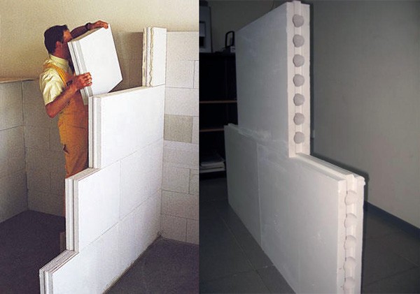 Применение пазогребневых блоков для стен и перегородок