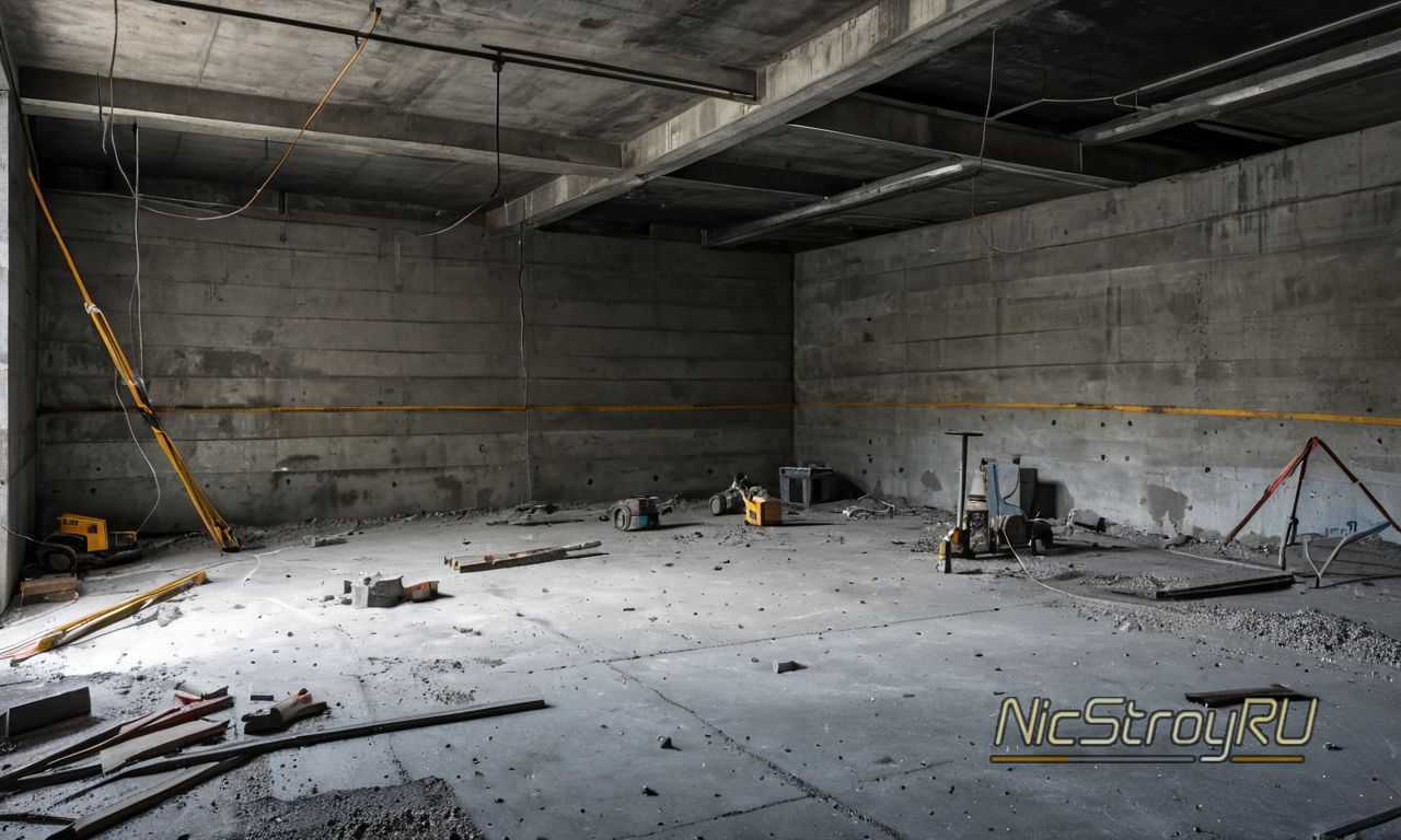 Размещение системы хранения в нишах и под подиумами