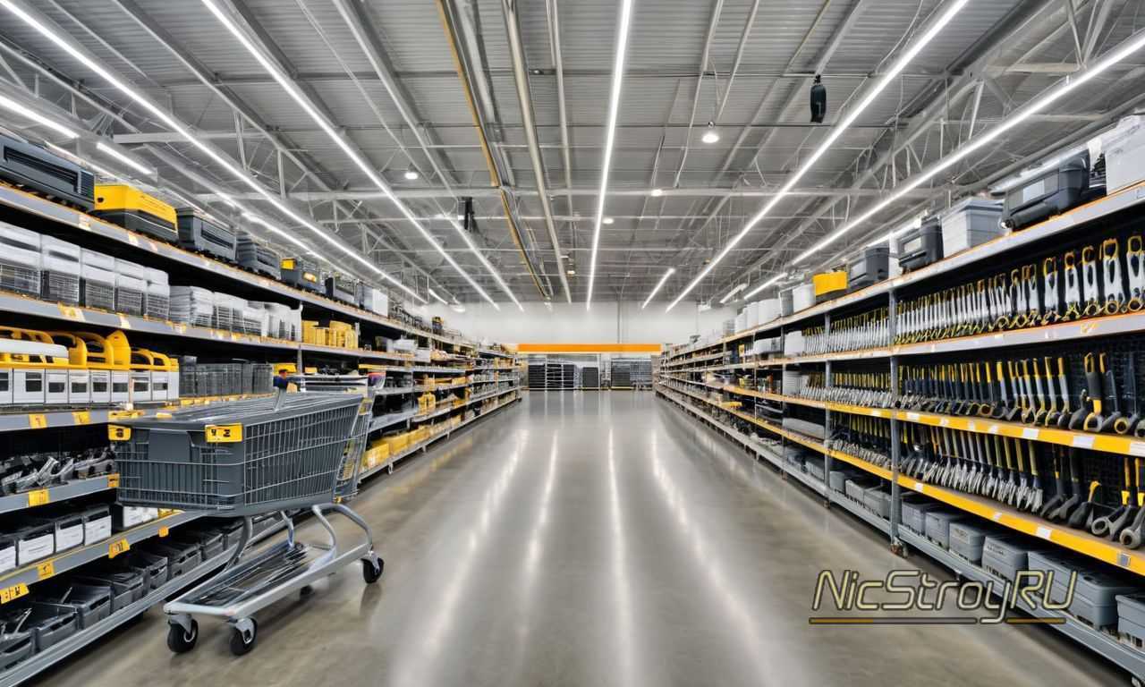 Организация хранения материалов и инструмента