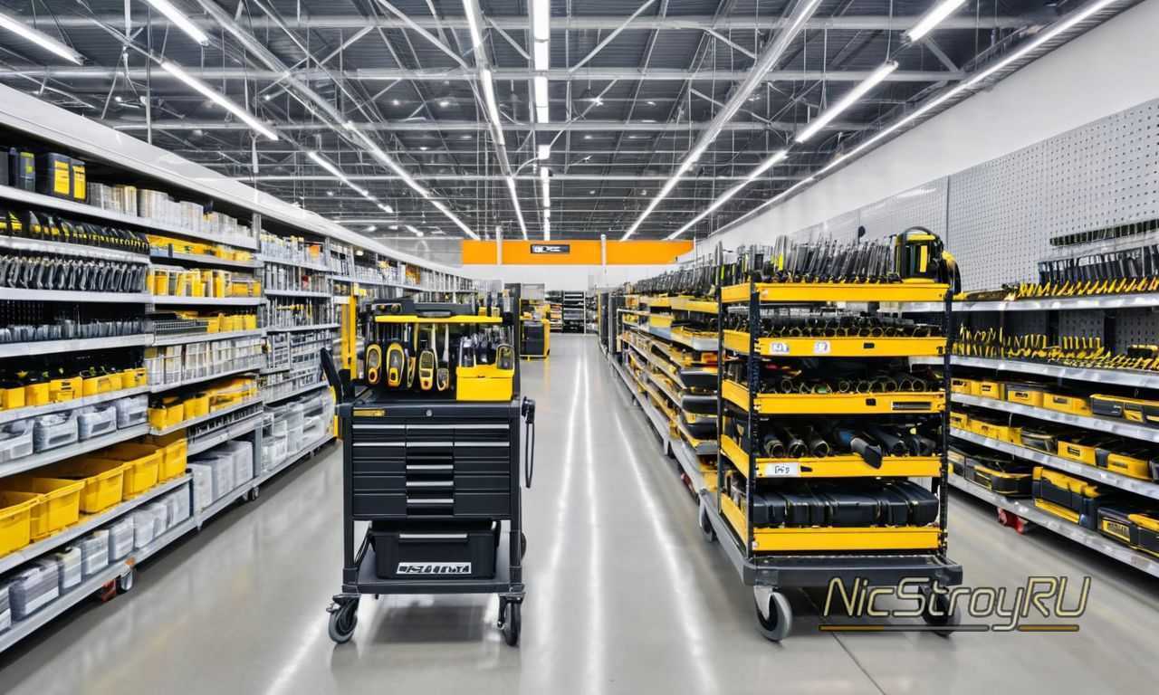 Выбор места для рабочей зоны с электроинструментами