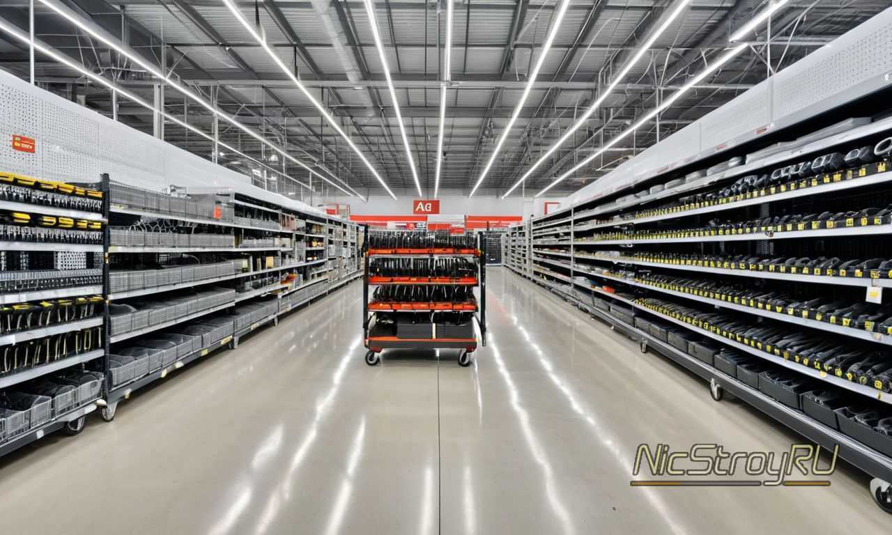 3. Модульные стеллажи для вспомогательных инструментов