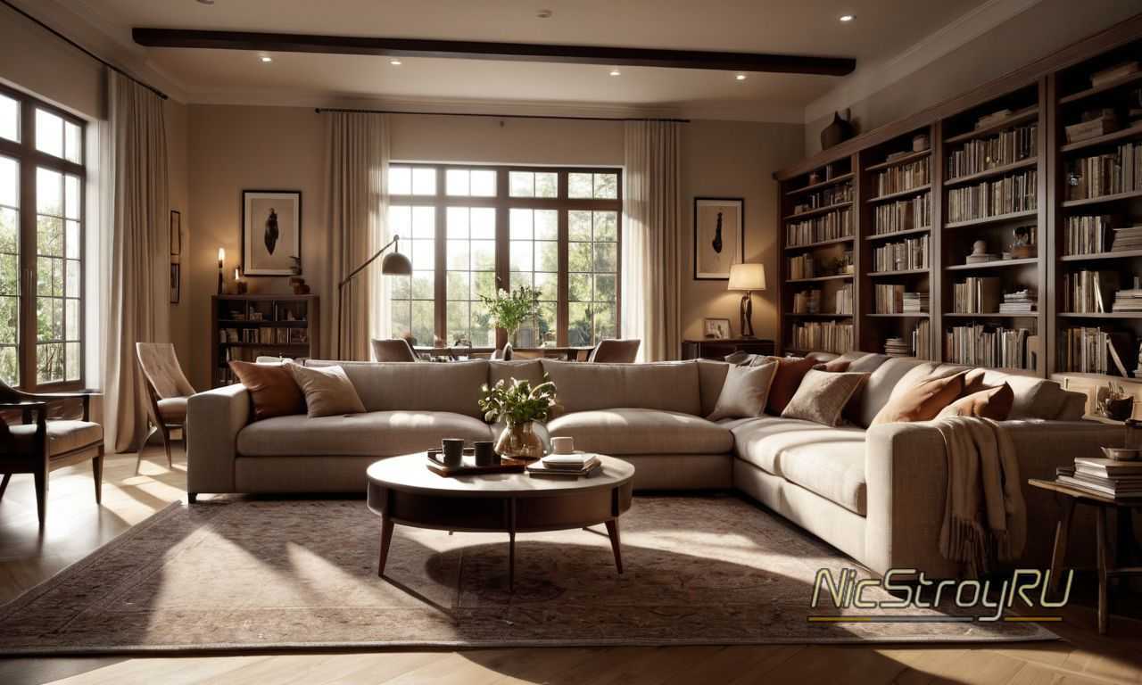 Популярные стили гостиной с использованием стекла