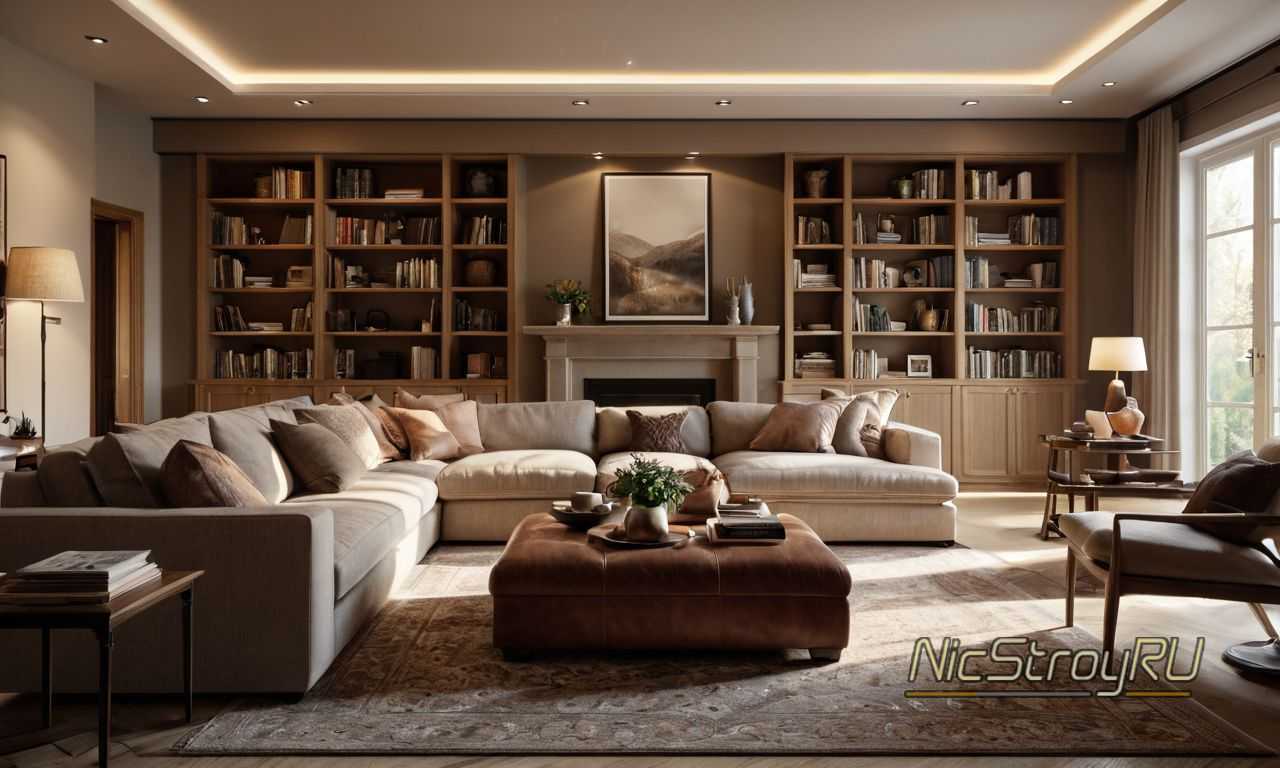 Цветовые решения для создания теплой атмосферы