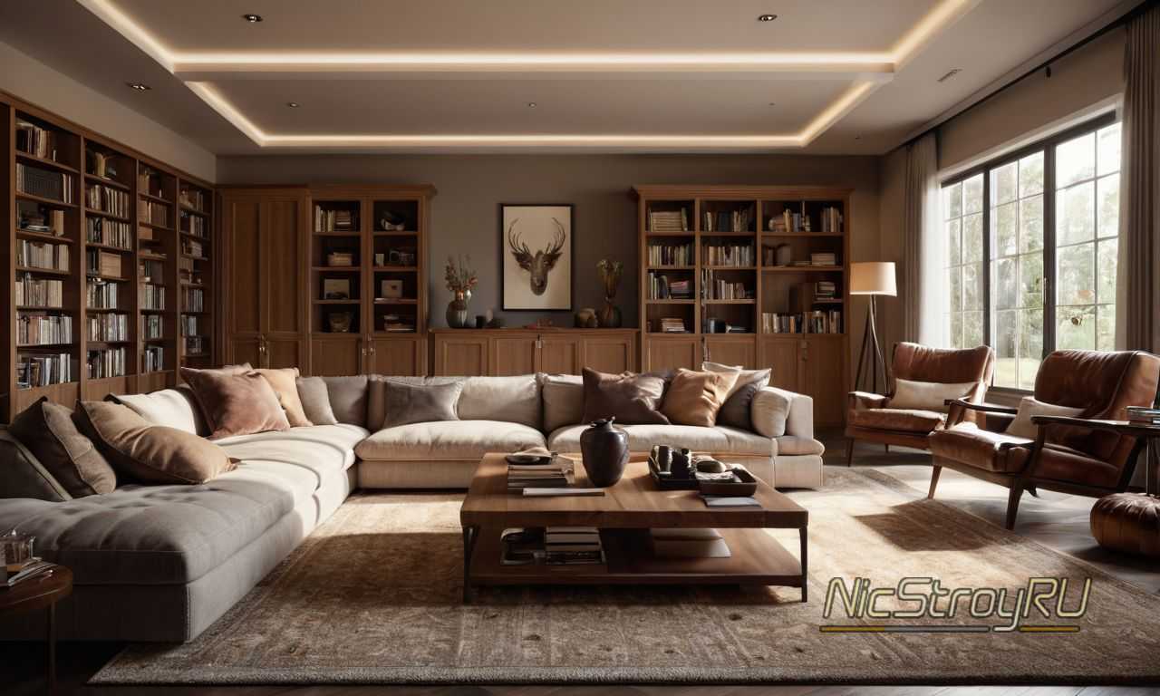 Баланс между теплым и холодным освещением