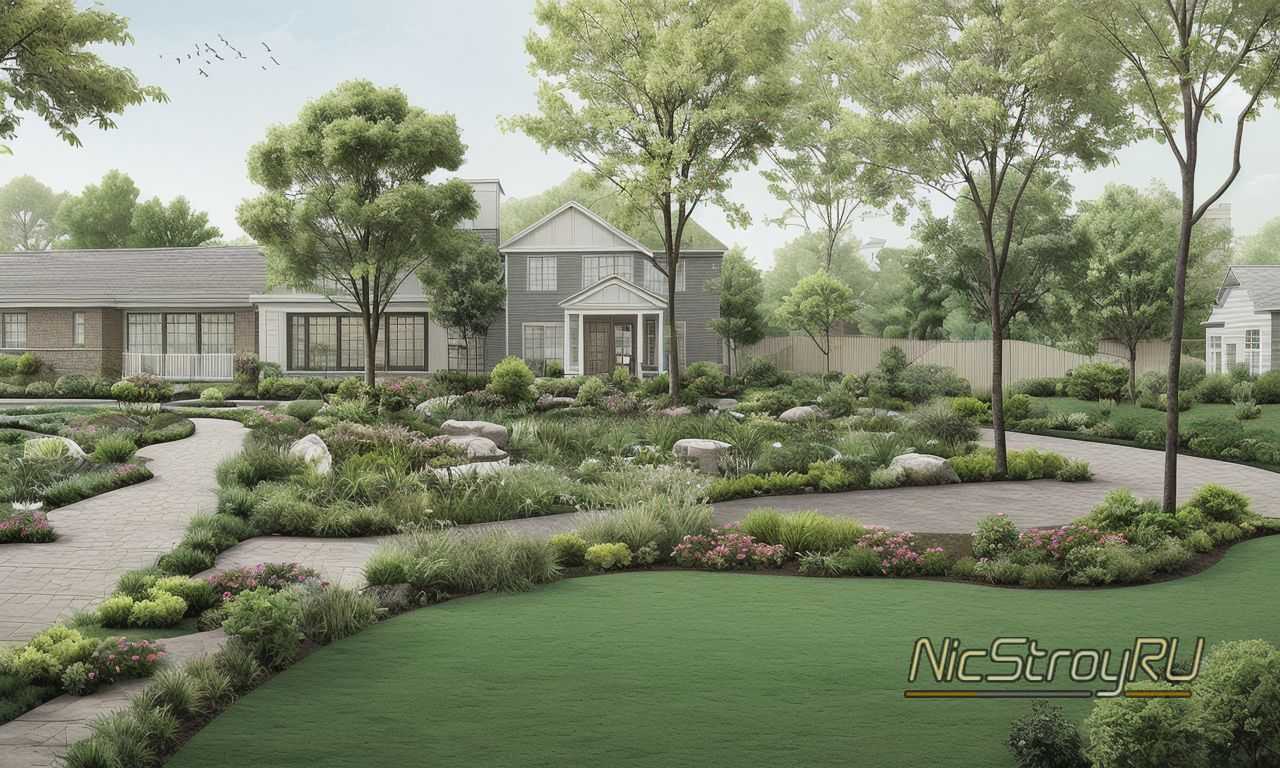 Выбор высоты кустарников для создания ступенчатых композиций