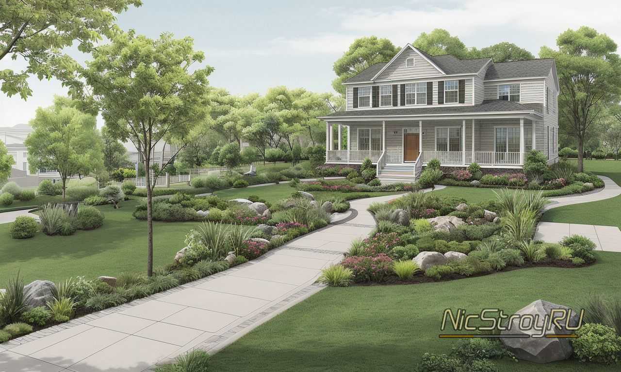 Контрастные и гармоничные комбинации форм листьев