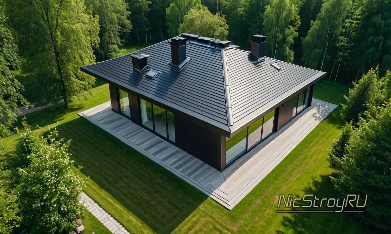 Ремонт кровли с вентиляционными выходами