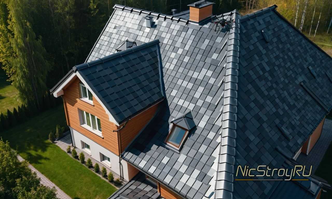 Ремонт кровли с использованием гидроизоляционной мембраны