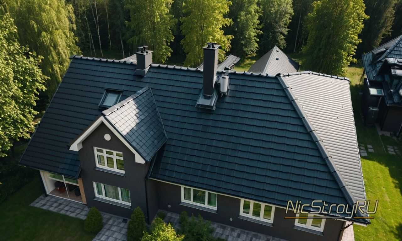 Как выбрать цвет и форму керамической черепицы для архитектурного стиля