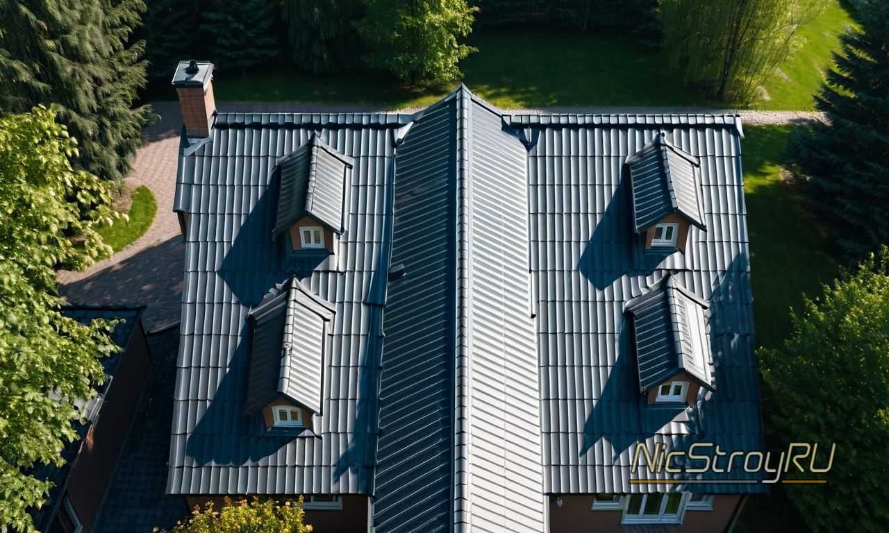 Восстановление кровли на сложных конструкциях