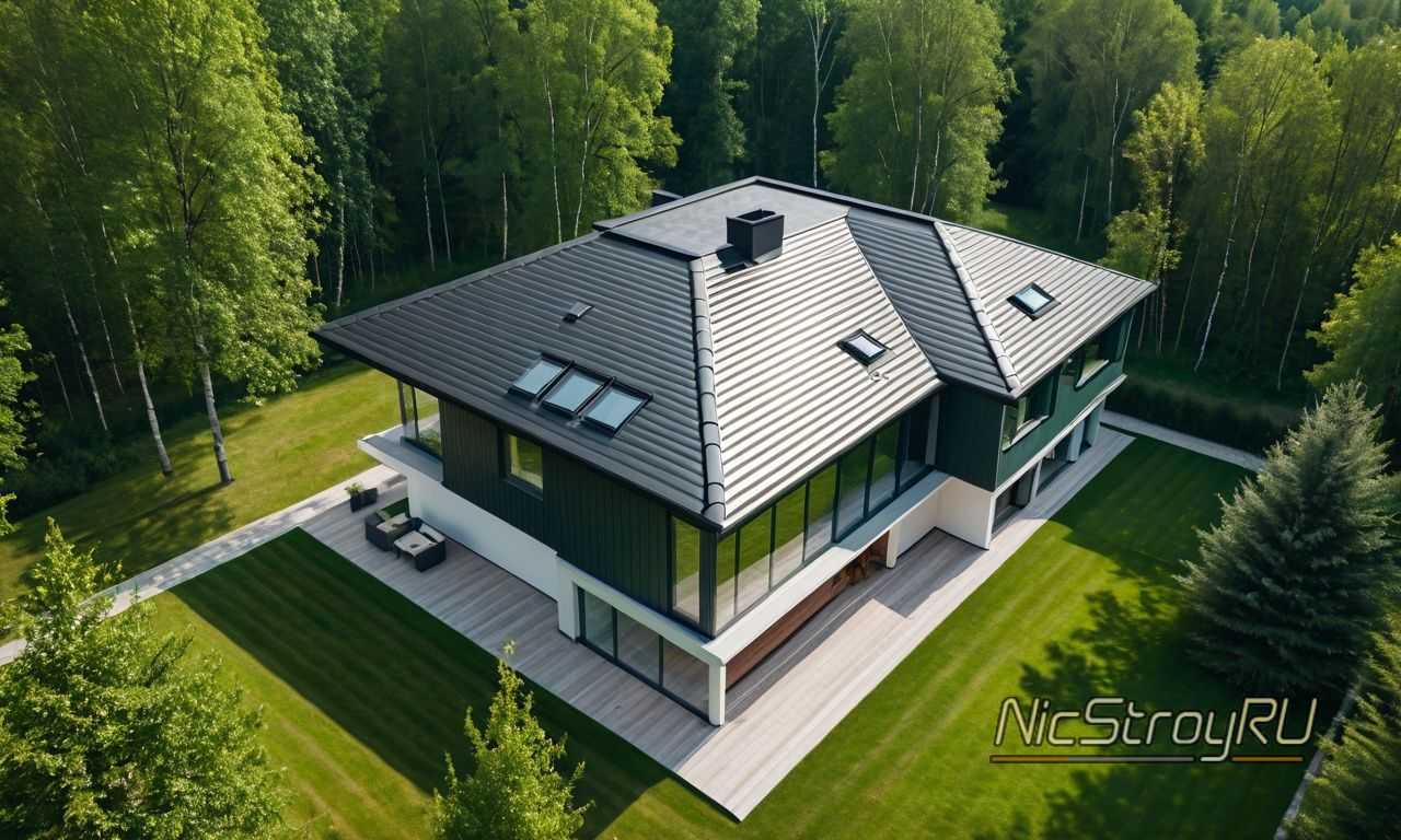 Выбор экологичной металлической кровли для частного и коммерческого строительства