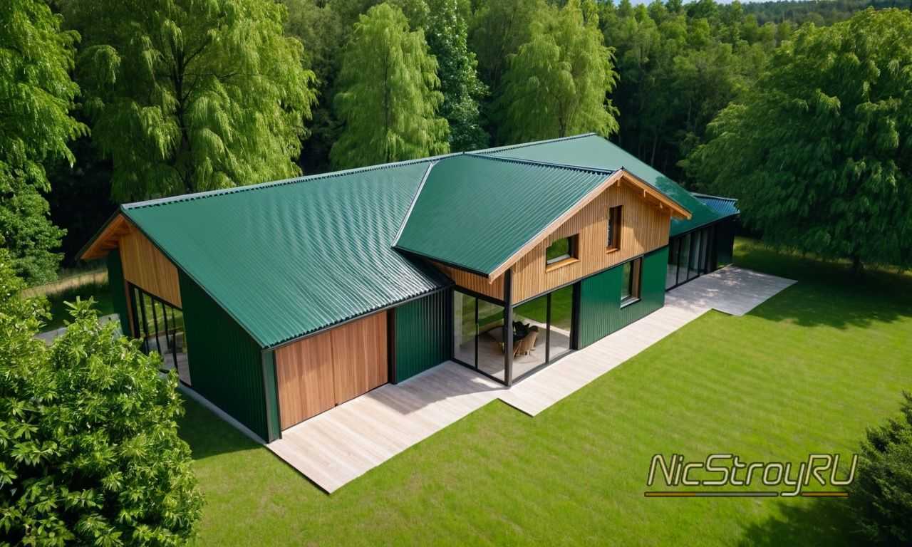 Восстановление кровли с частичной заменой покрытия