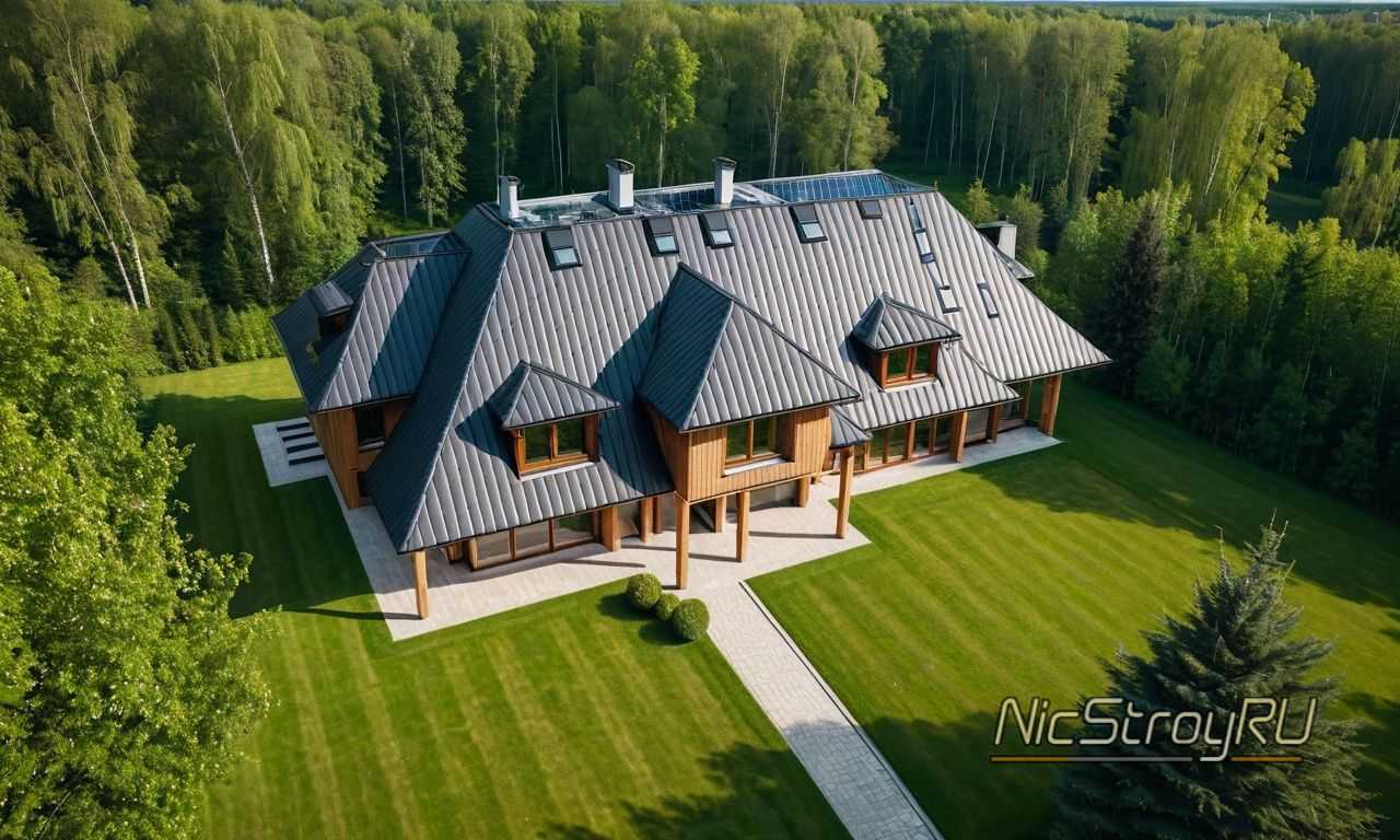 Монтаж снегозадержателей на сложных кровлях