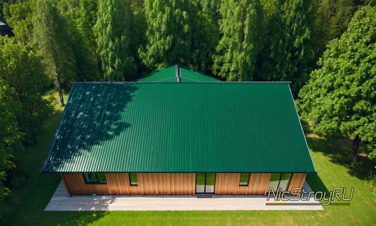 Контроль уклона кровли для отвода воды