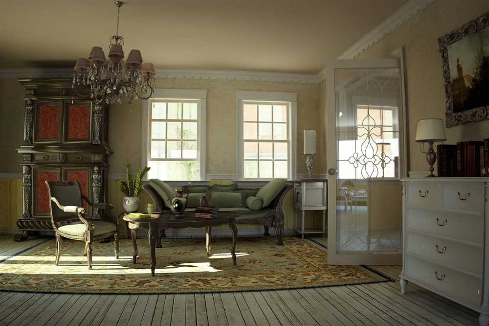 Старинный шарм: дизайн интерьера в винтажном стиле