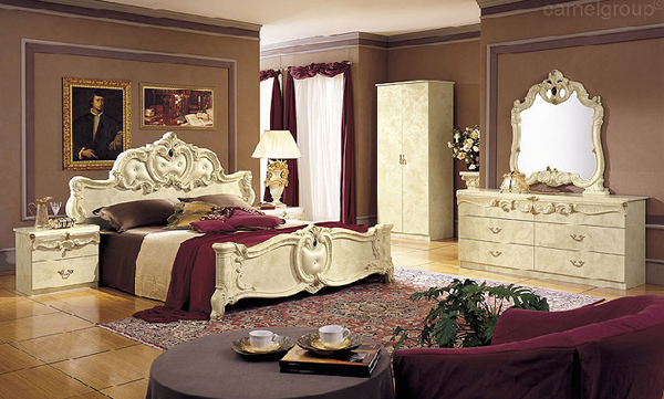 Обустройство спальни в стиле барокко