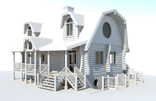 Визуализация домов и коттеджей