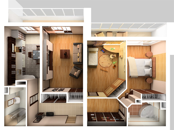 Оптимизация пространства квартиры советского типа