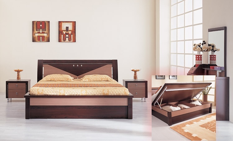 Кровать с подъемным механизмом и диван еврокнижка — мебель для спальни и гостиной