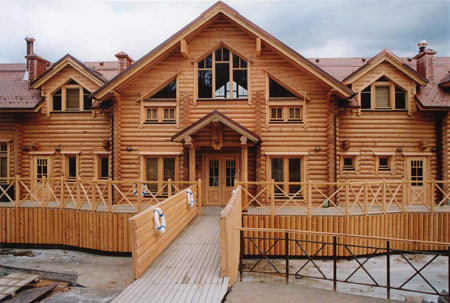 Деревянные дома - отделка и защита древесины