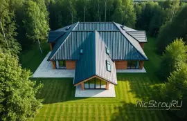 Ремонт крыши с поврежденными желобами