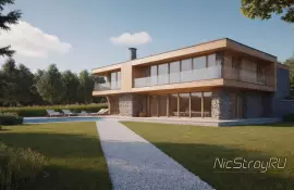 Фасадные панели с утеплителем и имитацией дерева