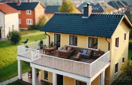 Советы по выбору кровли для домов с большими окнами