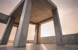 Устройство бетонных тротуаров с системой ливневого водоотвода