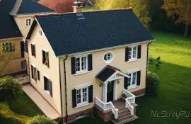 Особенности кровли для домов на склоне