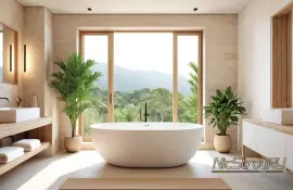 Смеситель для ванны с длинным изливом