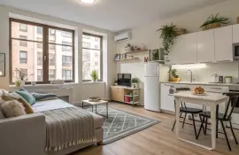 Дизайн небольшой квартиры-студии: приемы зонирования без стен