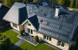 Монтаж гидроизоляции на бетонную крышу