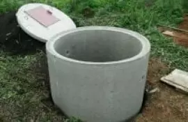 Копка колодцев из бетонных колец