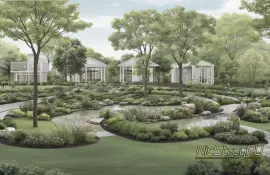 Подсветка деревьев и кустарников