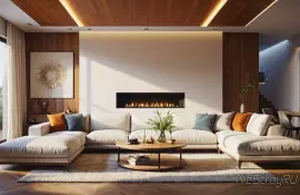 Стильный интерьер для ванной комнаты с душевой кабиной