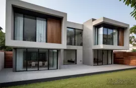 Особенности отделки фасадов зданий с большими балконами