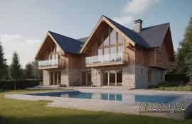 Проектирование фасада с комбинированными панелями и штукатуркой