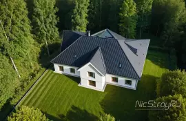 Установка водосточной системы на гараже