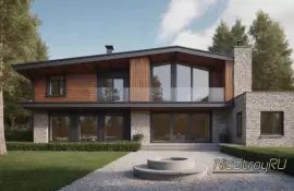 Фасады из стекла и металла