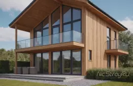 Утепление фасада с декоративными навесными панелями