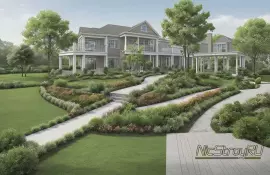 Контрастные цветники для маленьких участков