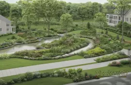 Волнообразные линии и высота растений