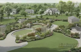 Как создавать объемные цветники