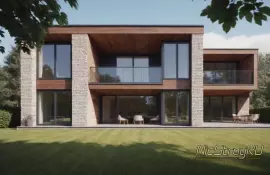 Проектирование фасада с декоративными колоннами