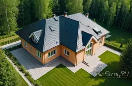 Восстановление кровли на крыше с внутренними углами