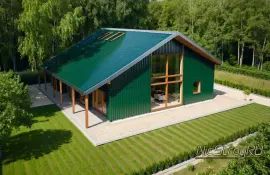 Монтаж водостоков на гараж с плоской крышей