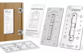 Шаблоны для врезки дверных петель: как выбрать и использовать