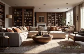 Мебель в прихожей с зеркальными фасадами